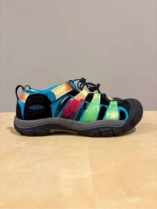 Keen Other - KEEN Newport H2 Big Kids Rainbow Tie Die Closed Toe Sandals size 5